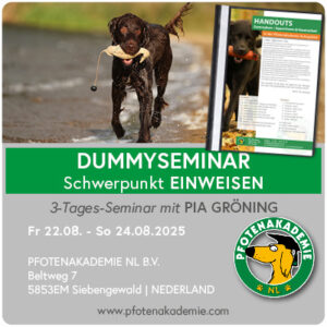 Dummyseminar Schwerpunkt Einweisen - mit Pia Gröning
